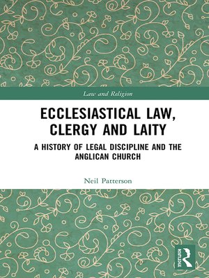 cover image of Ecclesiastical Law, Clergy and Laity